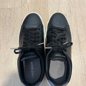 Cole Haan Men's Black and White Sneakers